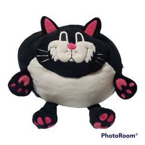 XL Berkshire Bedding Ultra Plush Squishy Black and White Cat
